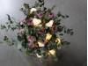 Guirlande déco intérieure 8 coeurs en Raphia Bouquet 2