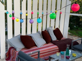Party! - Set de 5 guinguettes raccordables 100 boules multicolores