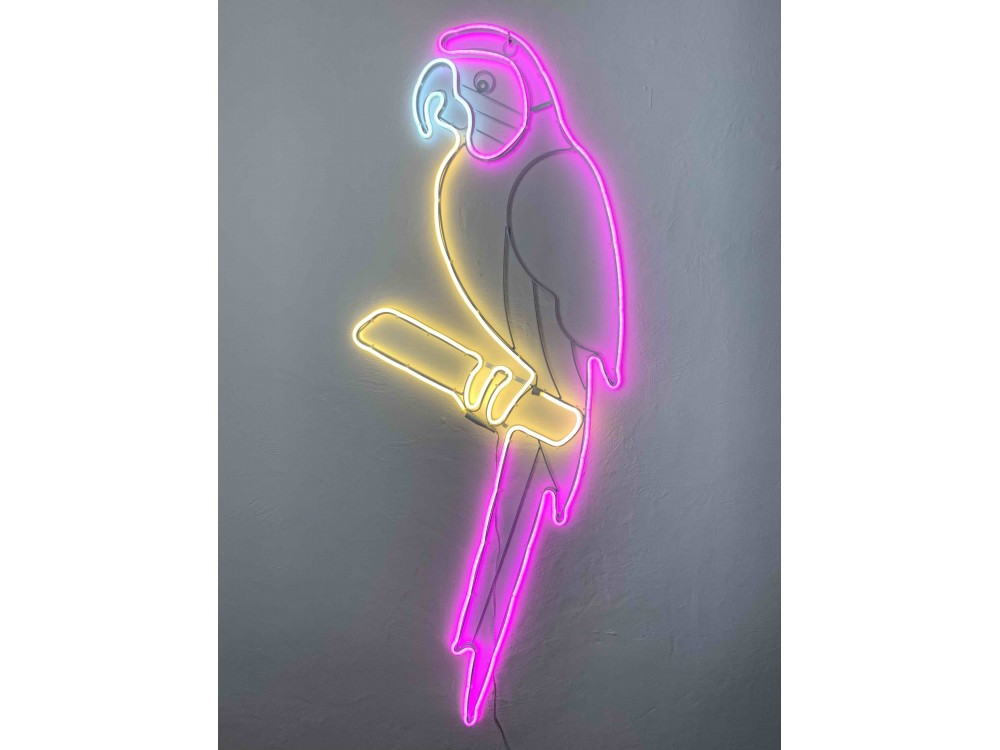 Pappagallo - Motif lumineux extérieur 120cm, néon flex 4 coloris