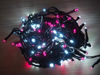 Guirlande lumineuse de Noël bi-couleur 120 LED 8m30