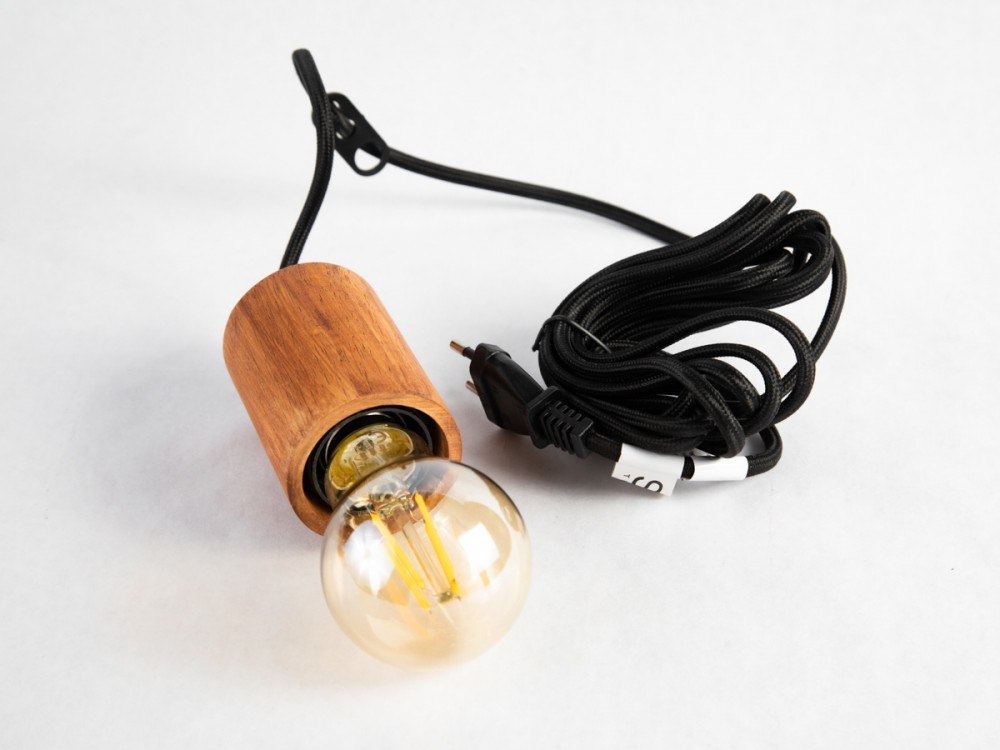 Nomade - Suspension lumineuse intérieure câble tissu