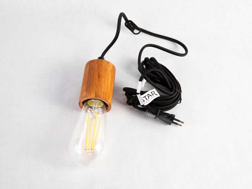 Nomade - Suspension lumineuse intérieure câble tissu