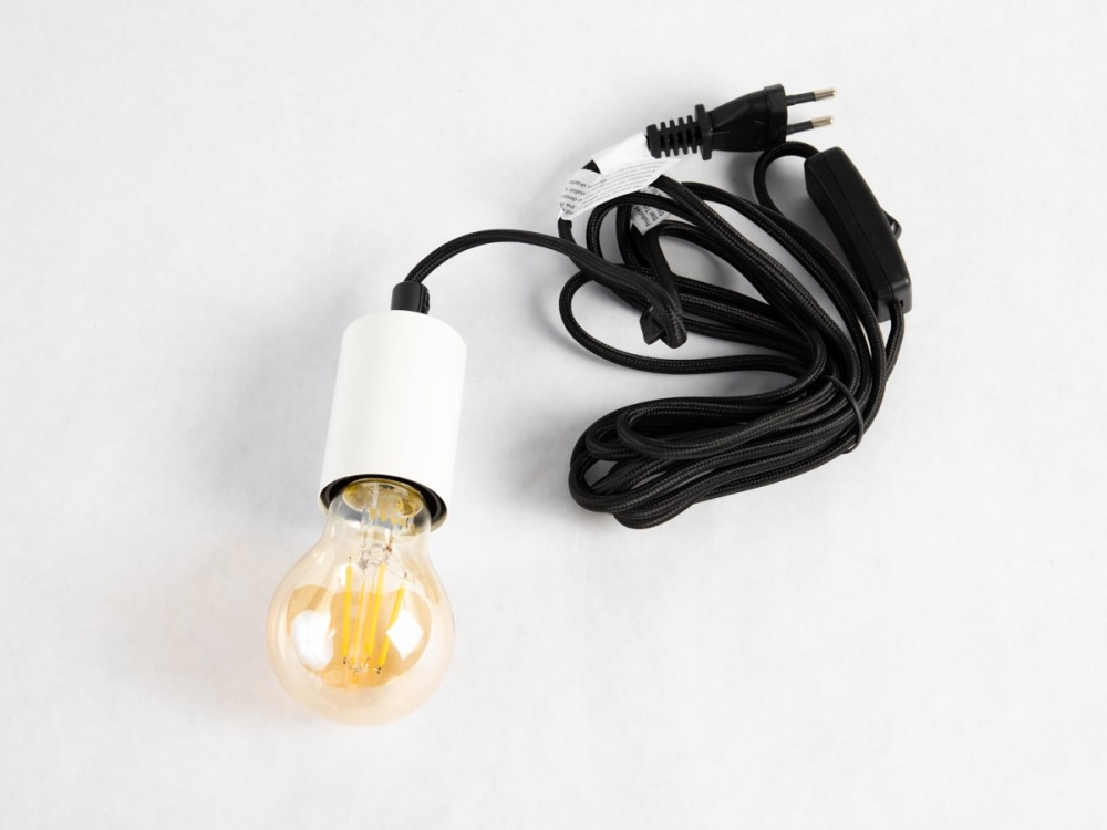 Nomade - Suspension lumineuse intérieure câble tissu