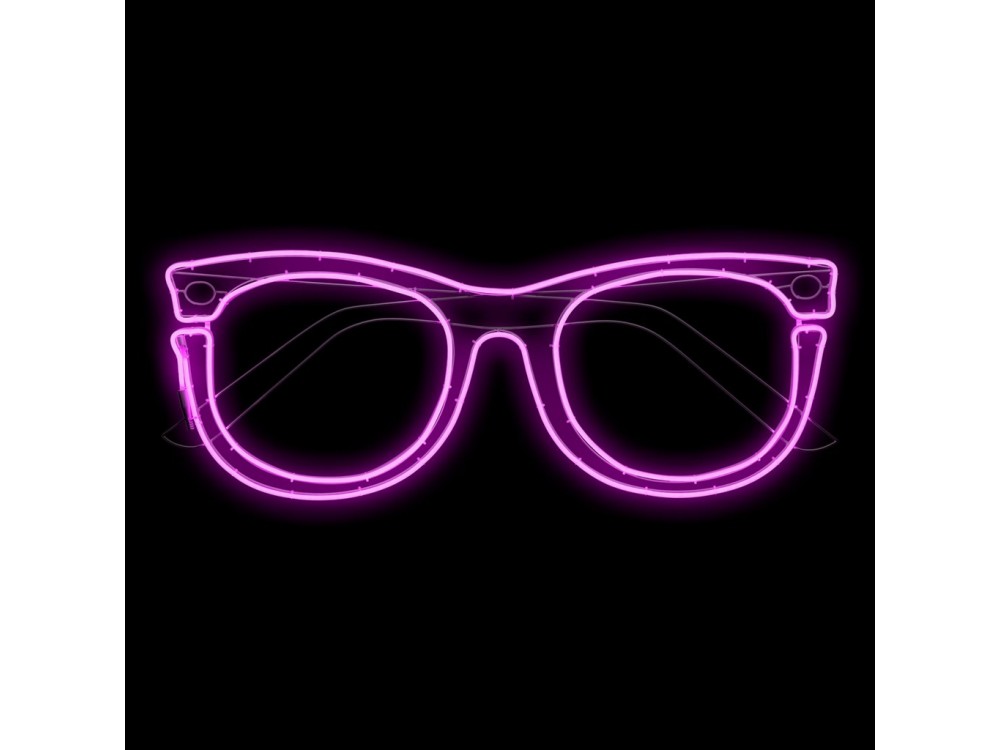 Sunglasses - Décor lumineux extérieur 100 cm, Néon Flex différents coloris