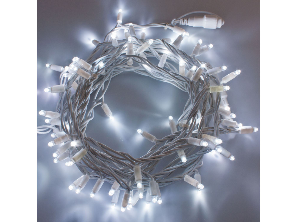 Guirlande Lumineuse à Piles 3 M - 20 LED Blanc Chaud, IP65 étanche, 8 Modes - Pour Intérieur/extérieur, Décoration Noël