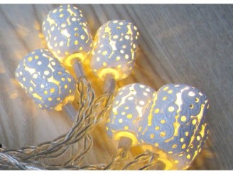 Guirlande lumineuse intérieure elume ovales métalliques