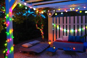 POP - Guirlande lumineuse 3m50 USB 30 boules multicolores