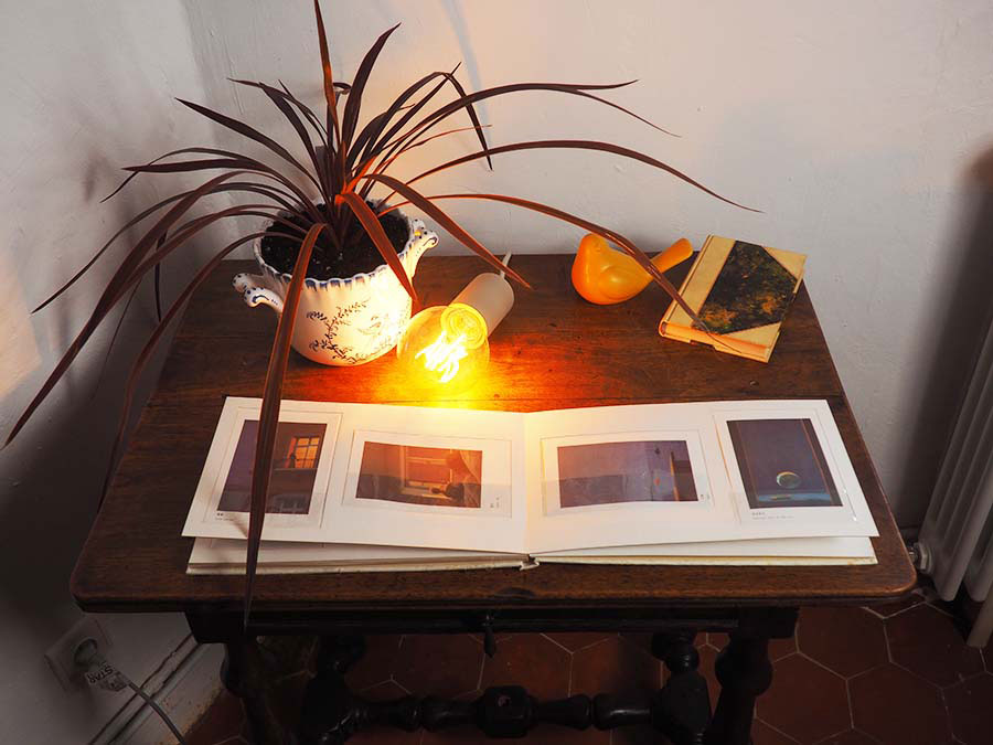 Nomade - Suspension lumineuse intérieure câble tissu